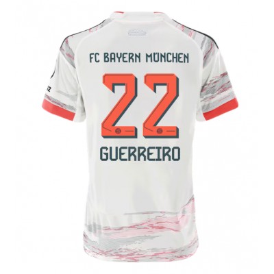 Bayern Munich Raphael Guerreiro #22 Bortedrakt Dame 2025-26 Kortermet Bayern Munich Raphael Guerreiro #22 Bortedrakt Dame 2025-26 Kortermet